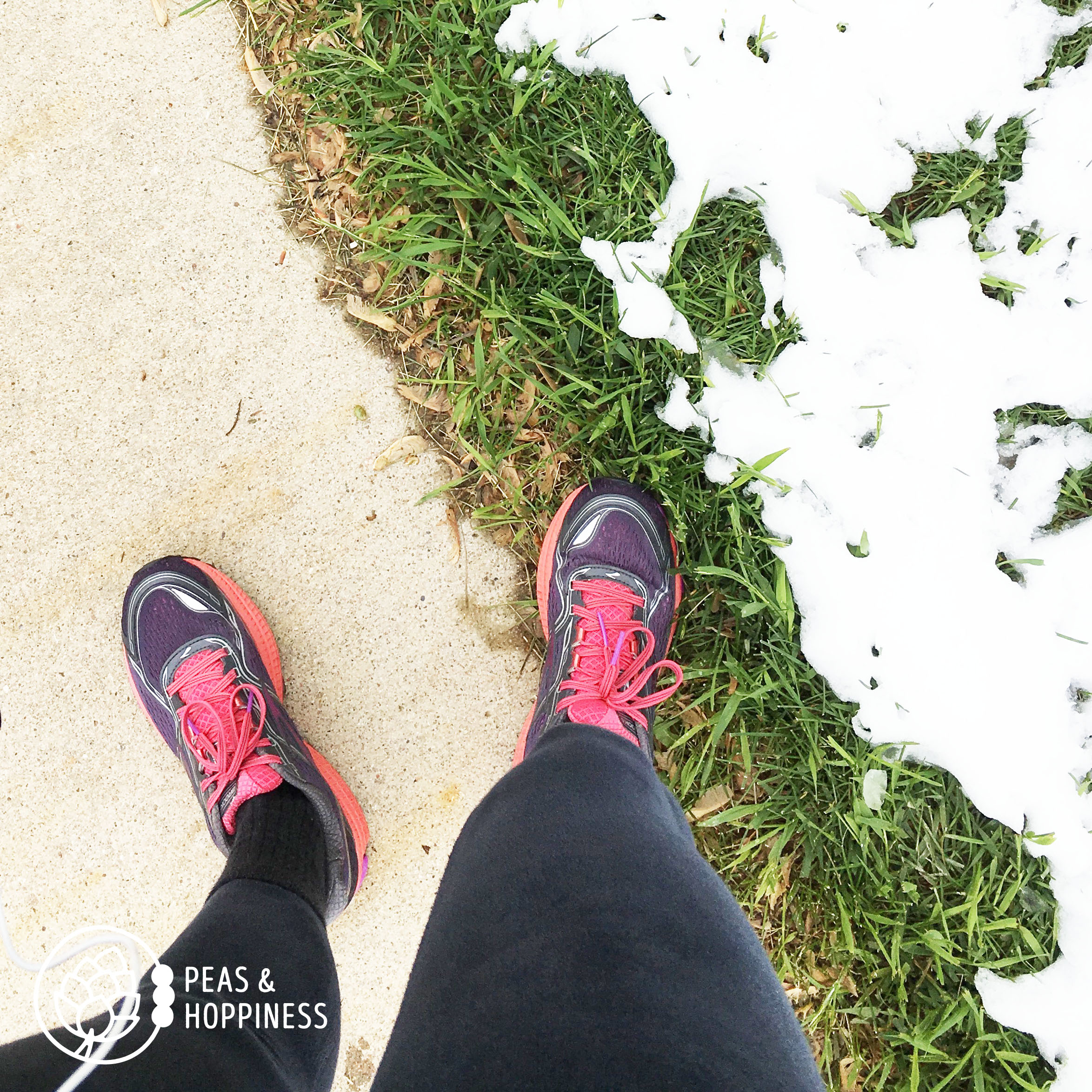 If I used snow as an excuse, I'd never go running...