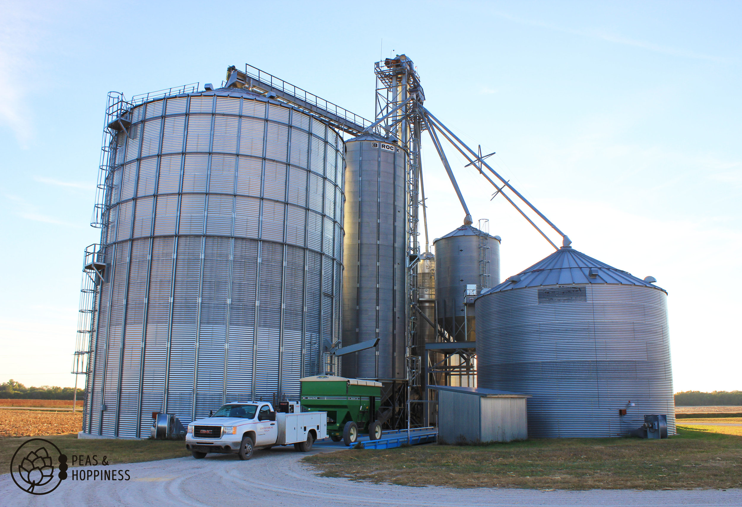 On-farm grain storage that allows quick emptying of trucks during harvest (no waiting in line!) and the ability to hold grain until prices climb in the off-season