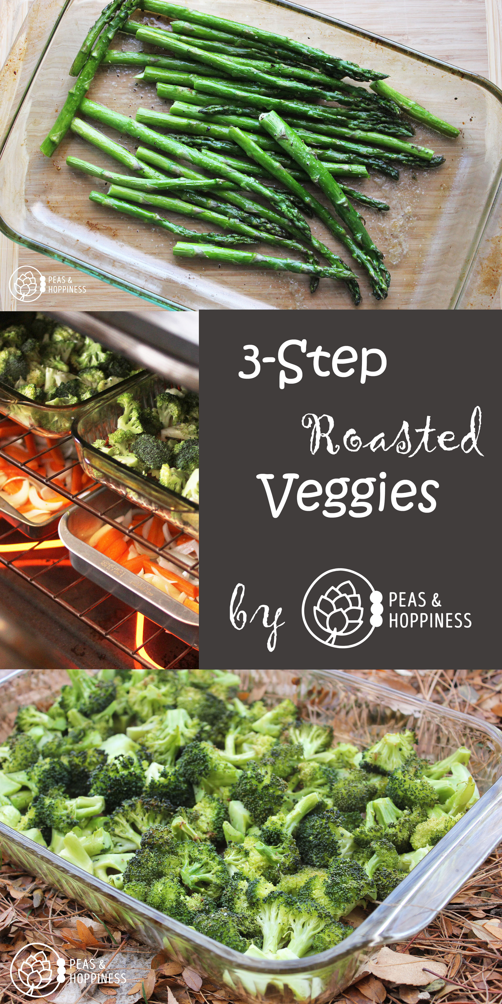 3 Step Roasted Veggies from Peas and Hoppiness - www.peasandhoppiness.com