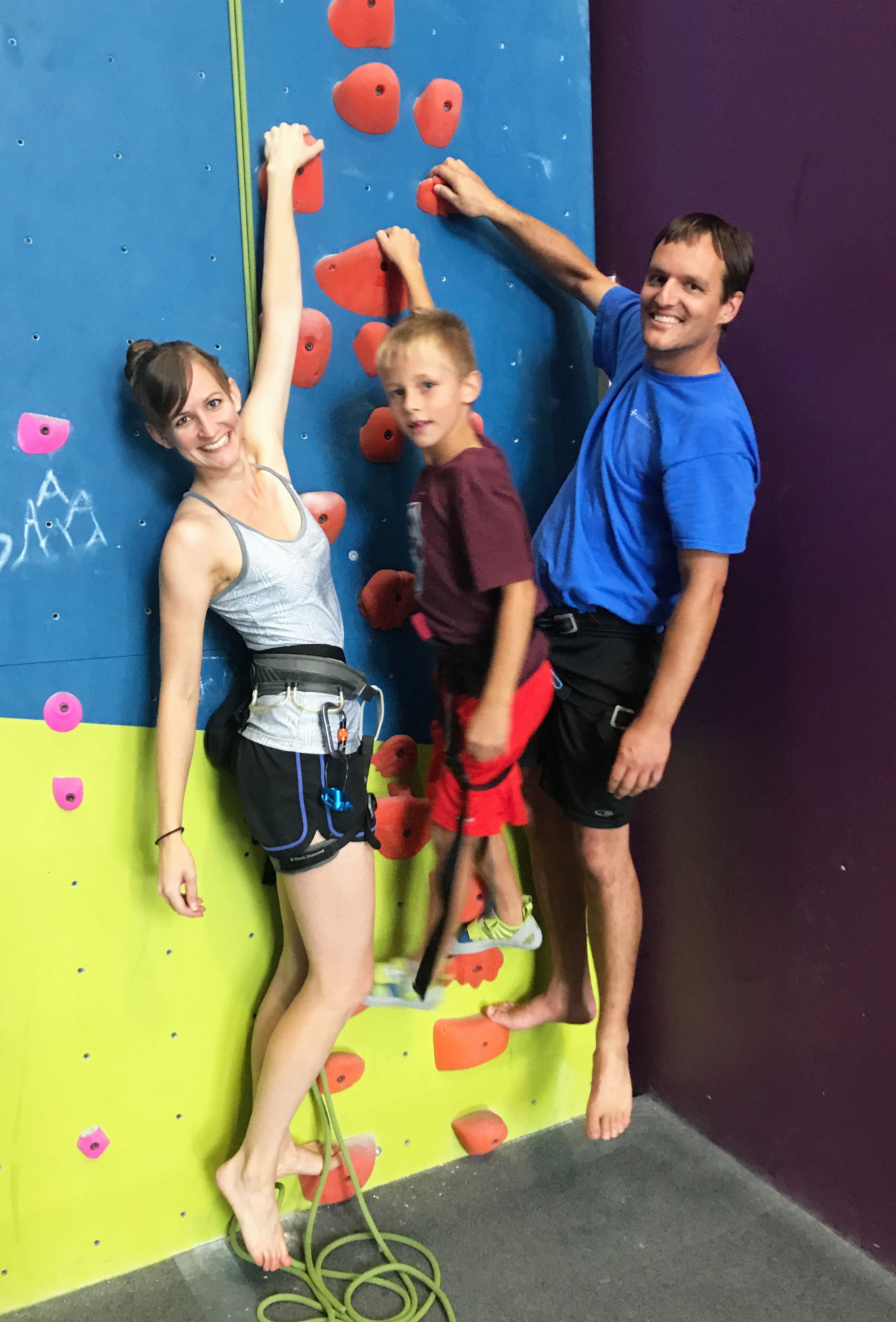 Rock climbing with my favorite guys &lt;3