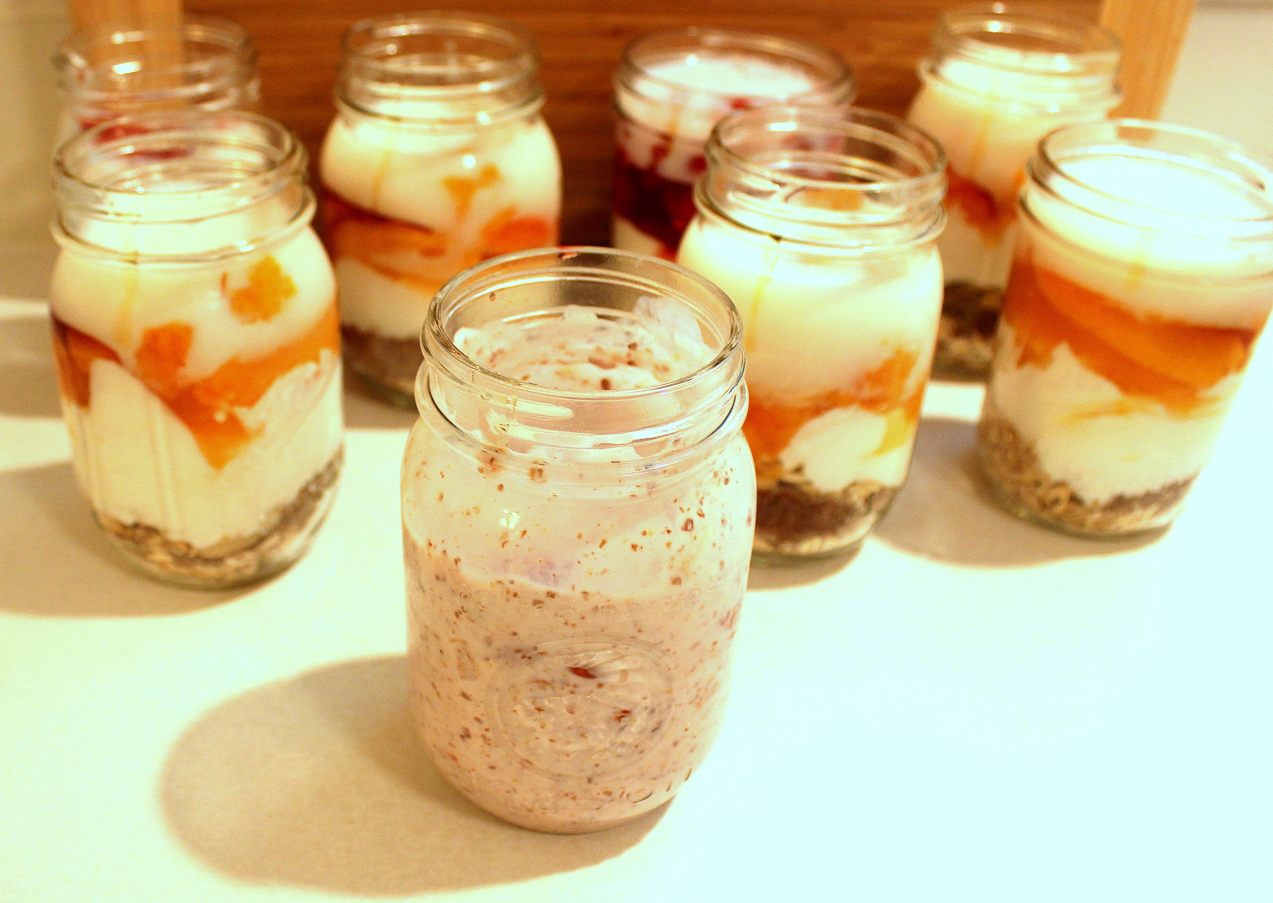Overnight Oatmeal Jars from Peas and Hoppiness