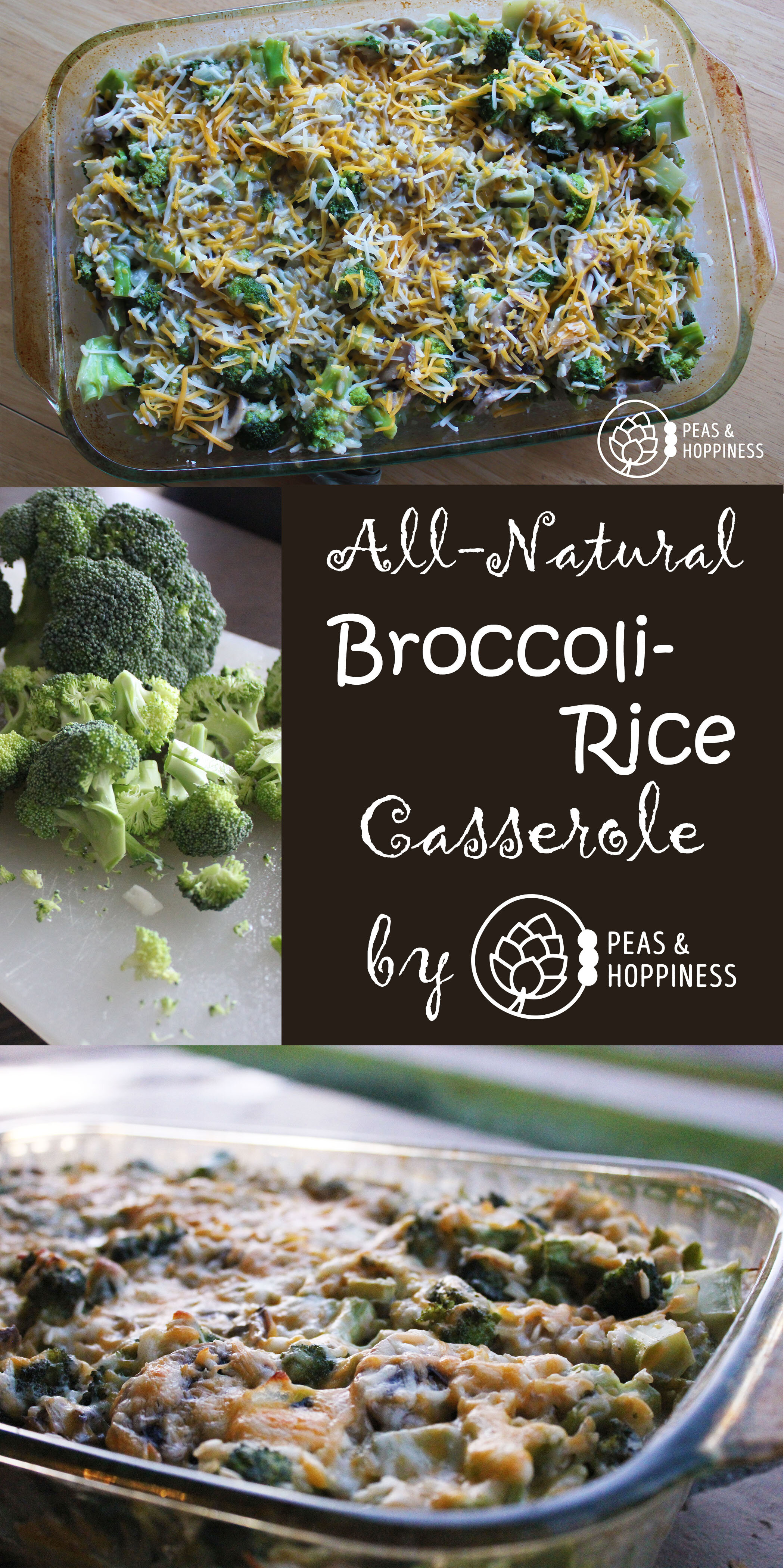 All Natural Broccoli Rice Casserole from Peas and Hoppiness - www.peasandhoppiness.com