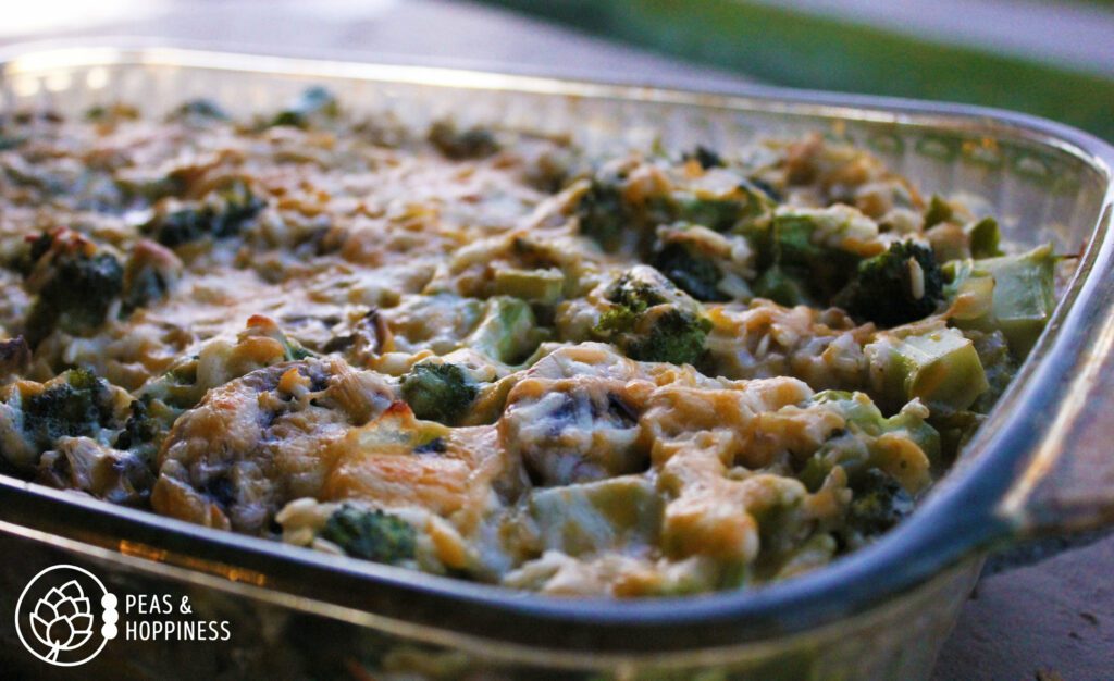 Broccoli Rice Casserole Made Without Condensed Soup or Velveeta Cheese