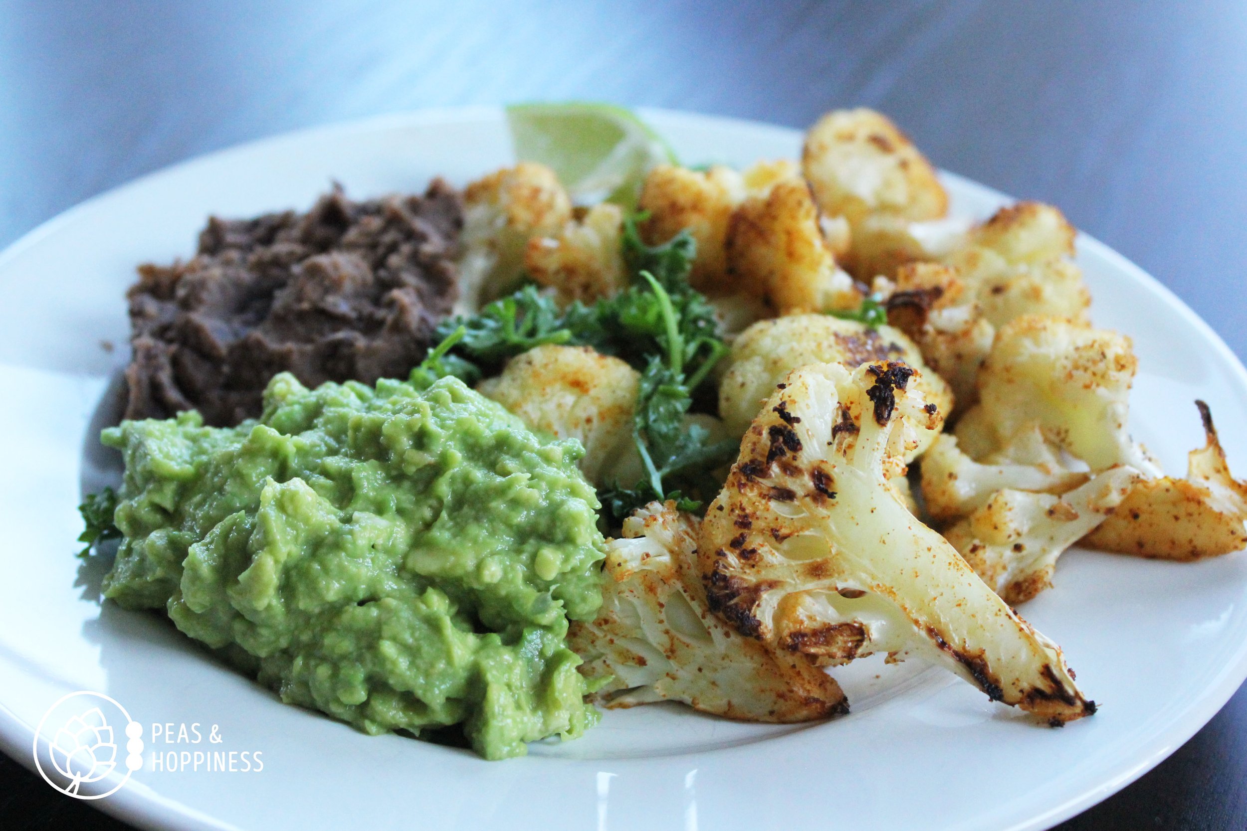 Easy 30 Minute Vegan Roasted Cauliflower Taco Bowls Mexican Recipe