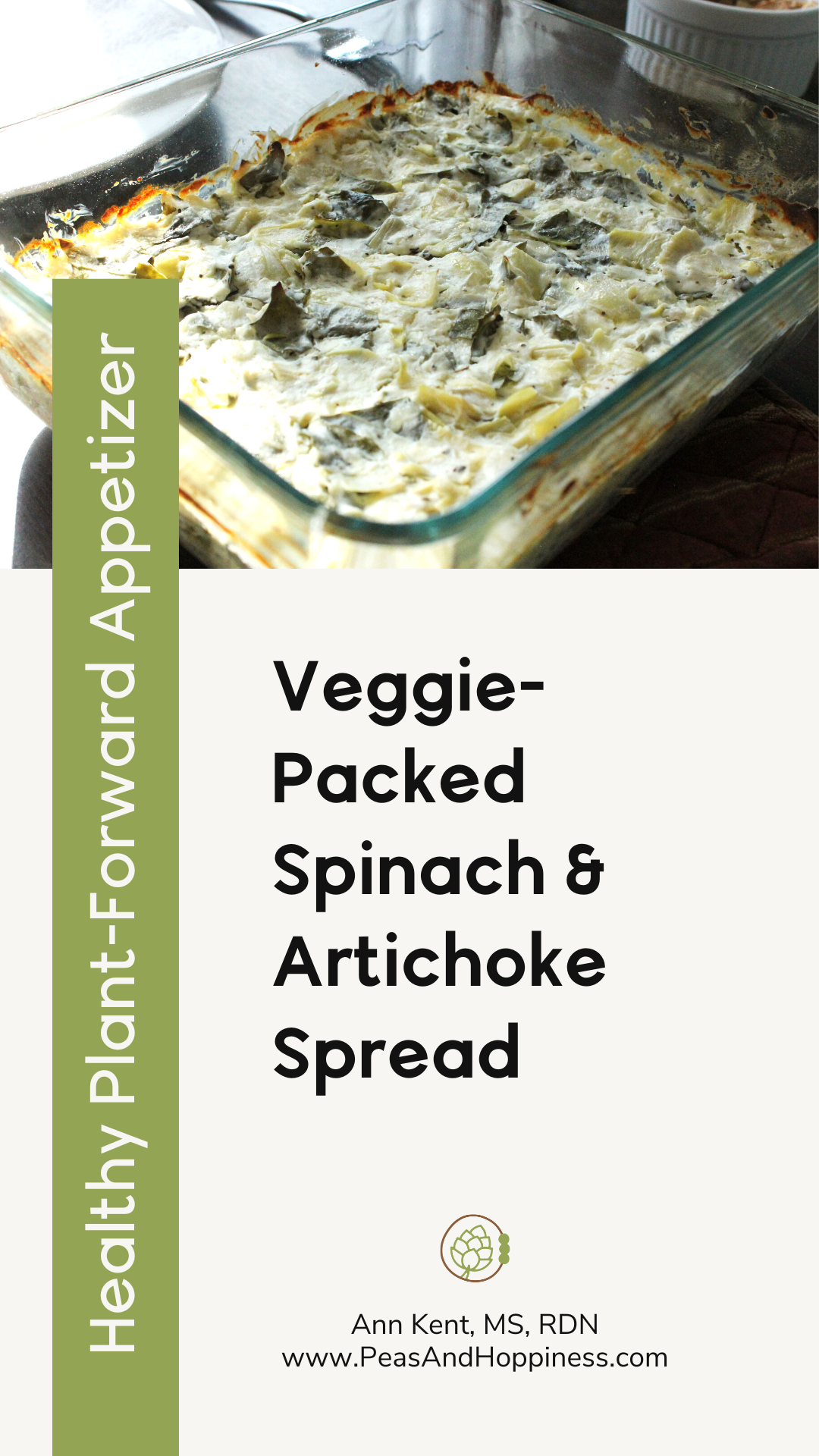 Easy Printable Recipe for Healthy Version of Spinach and Artichoke Dip