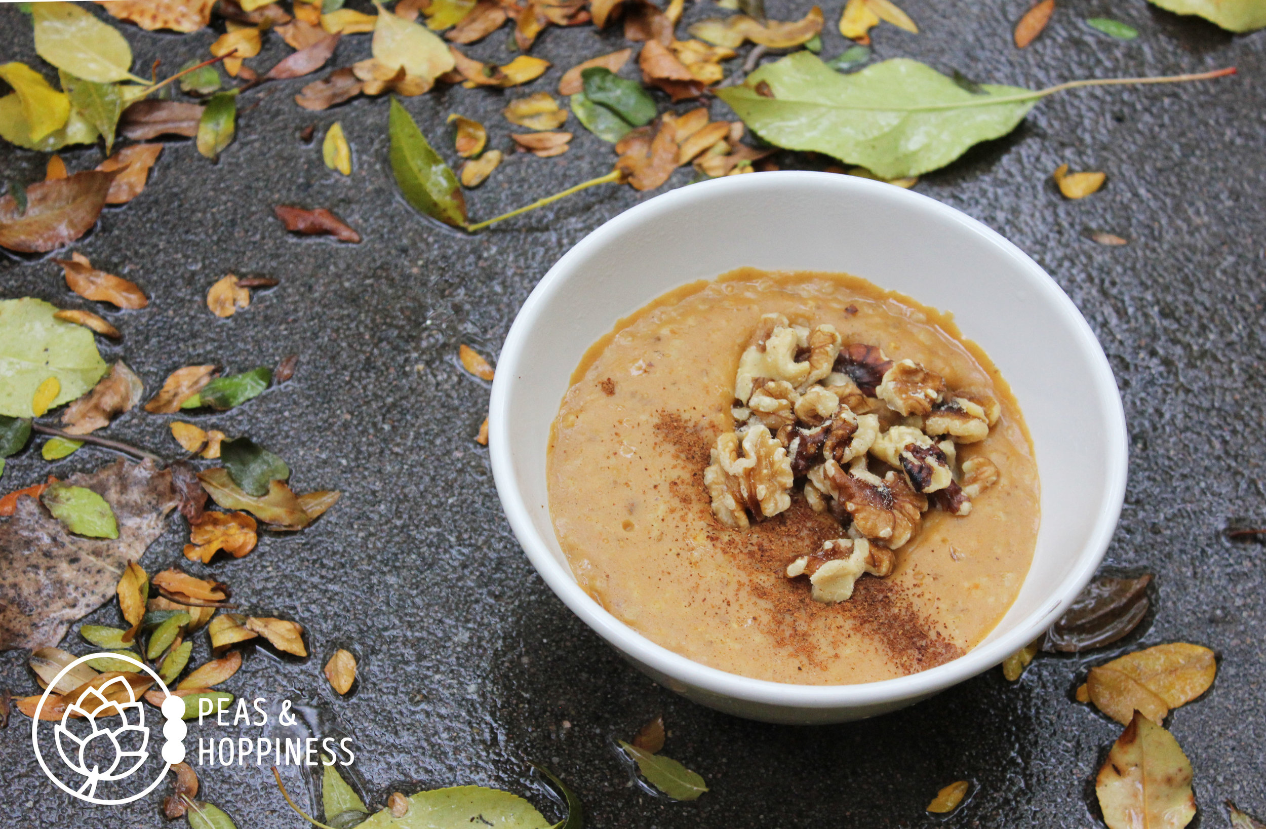 A delicious, healthier alternative to cinnamon rolls: Pumpkin Porridge