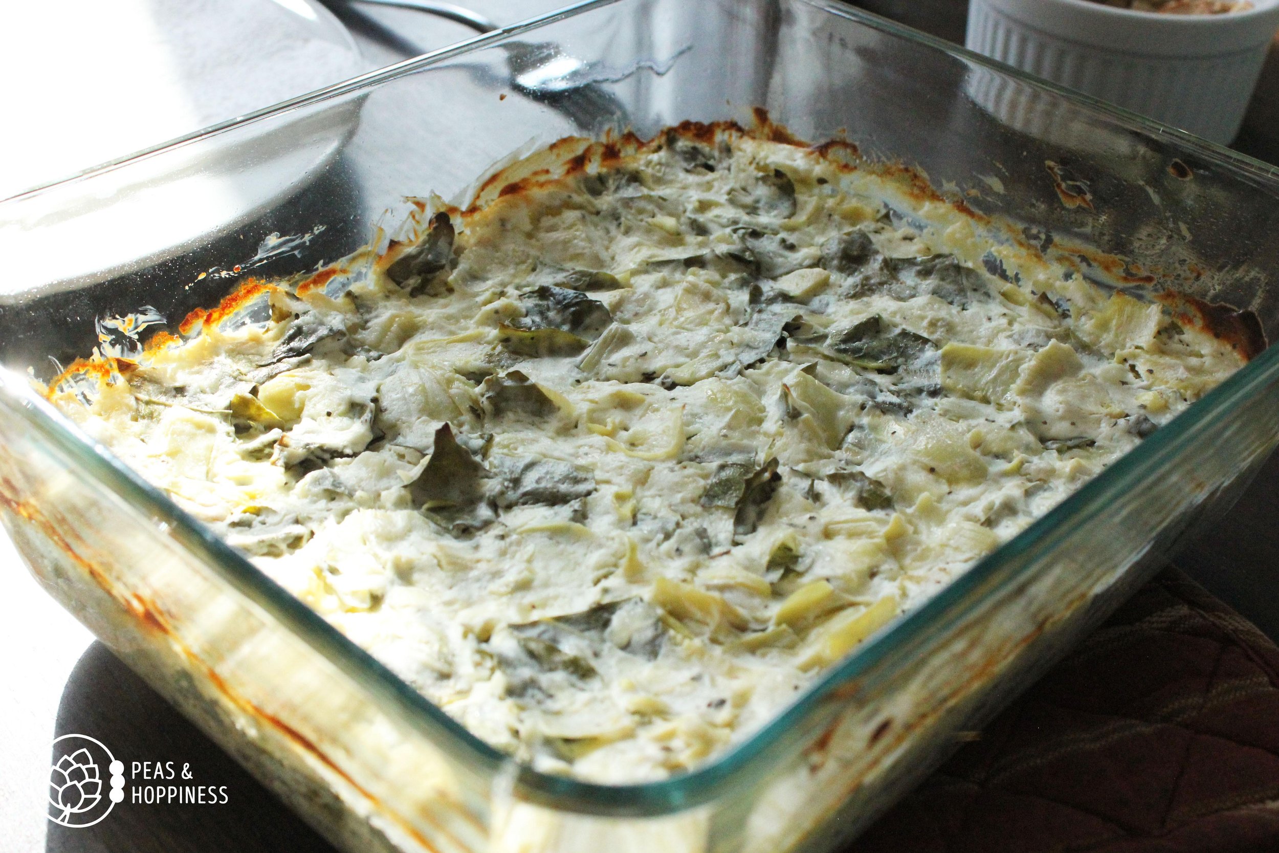 Easy Appetizer Recipe for Healthy Spinach and Artichoke Dip
