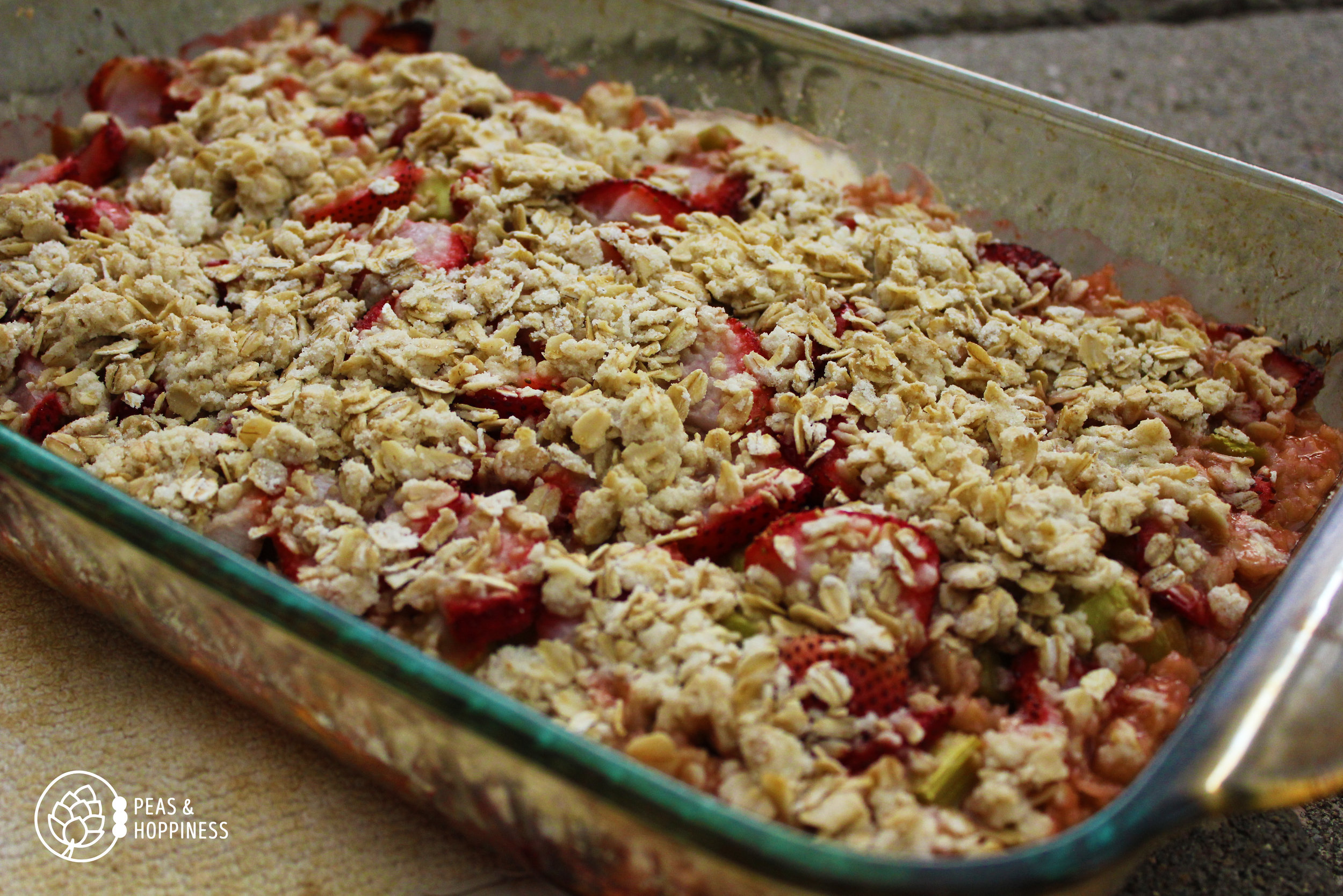 Strawberry Rhubarb Crisp. Not going to lie - I've definitely eaten this for breakfast. It has fruit AND oats! Get the recipe
