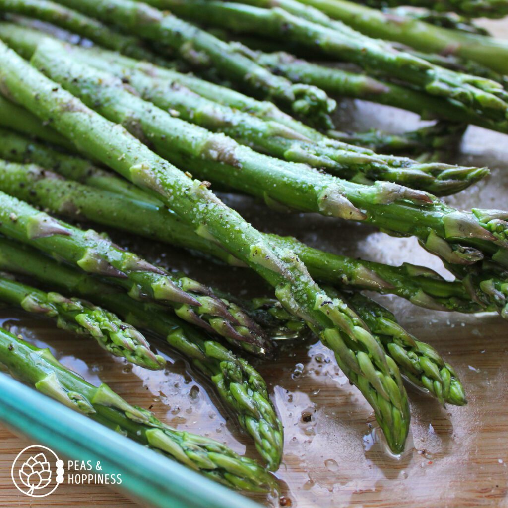Roasted Asparagus - Spring seasonal vegetables