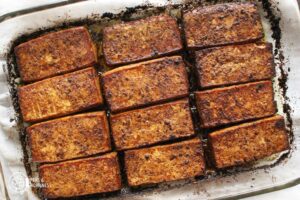 Savory Roasted Tofu - for Health of Soy Blog