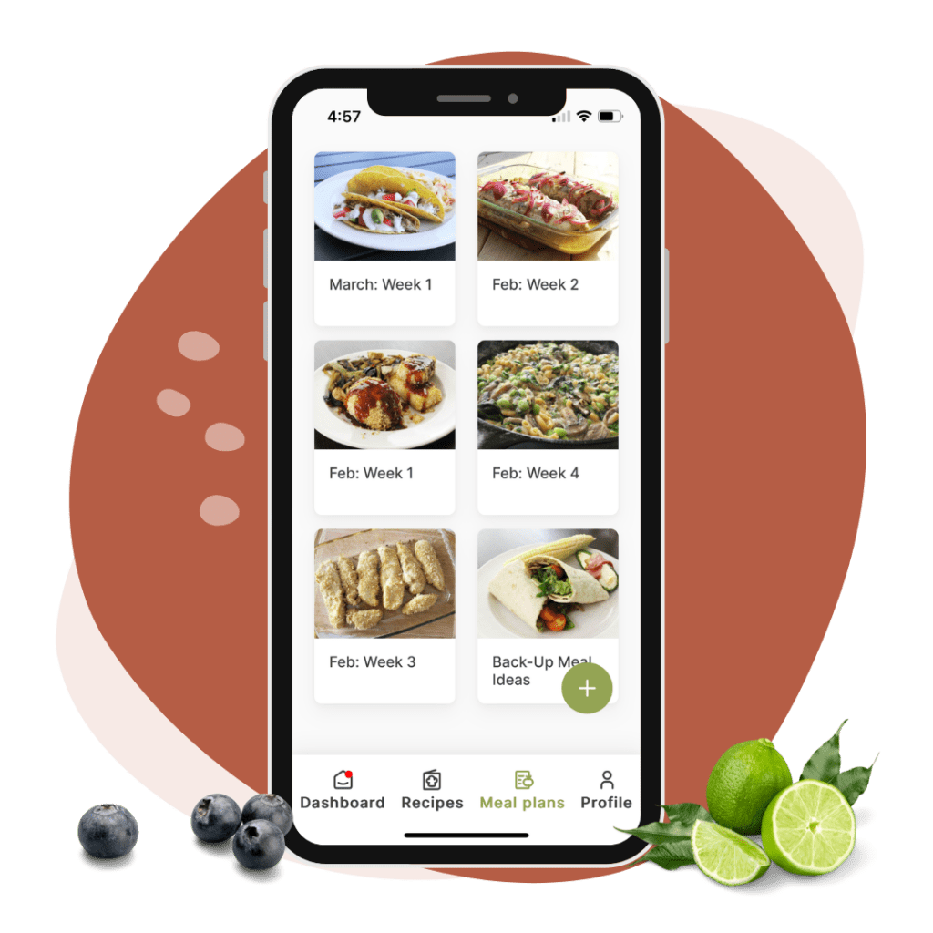 Peas & Hoppy Meal Guides - a Customizable Meal Planning Service with Mobile App and Grocery List