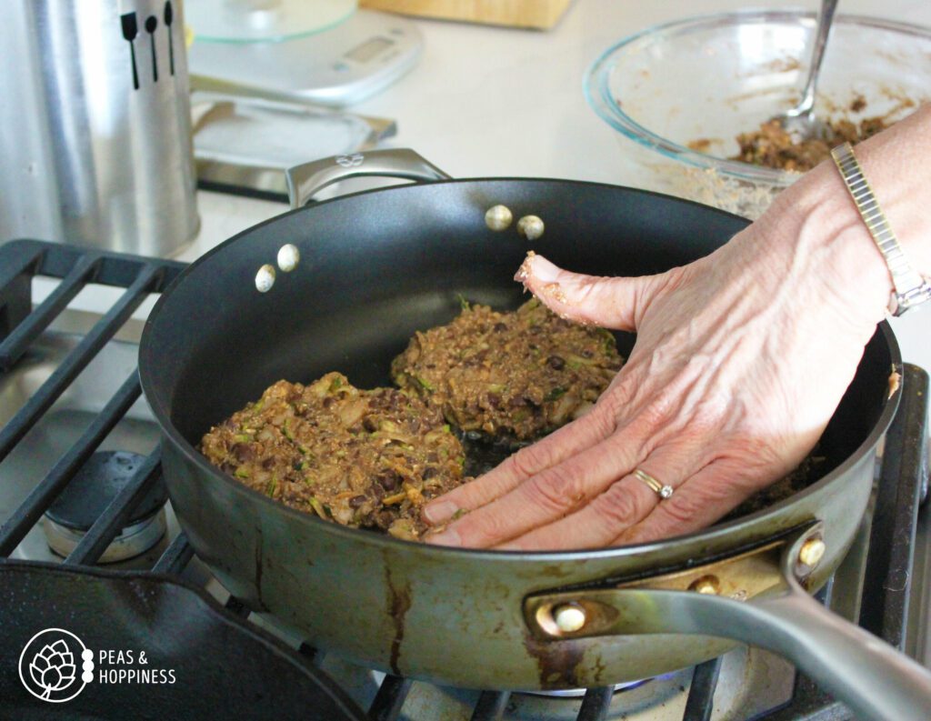 How to Make Cheddar Black Bean Burgers