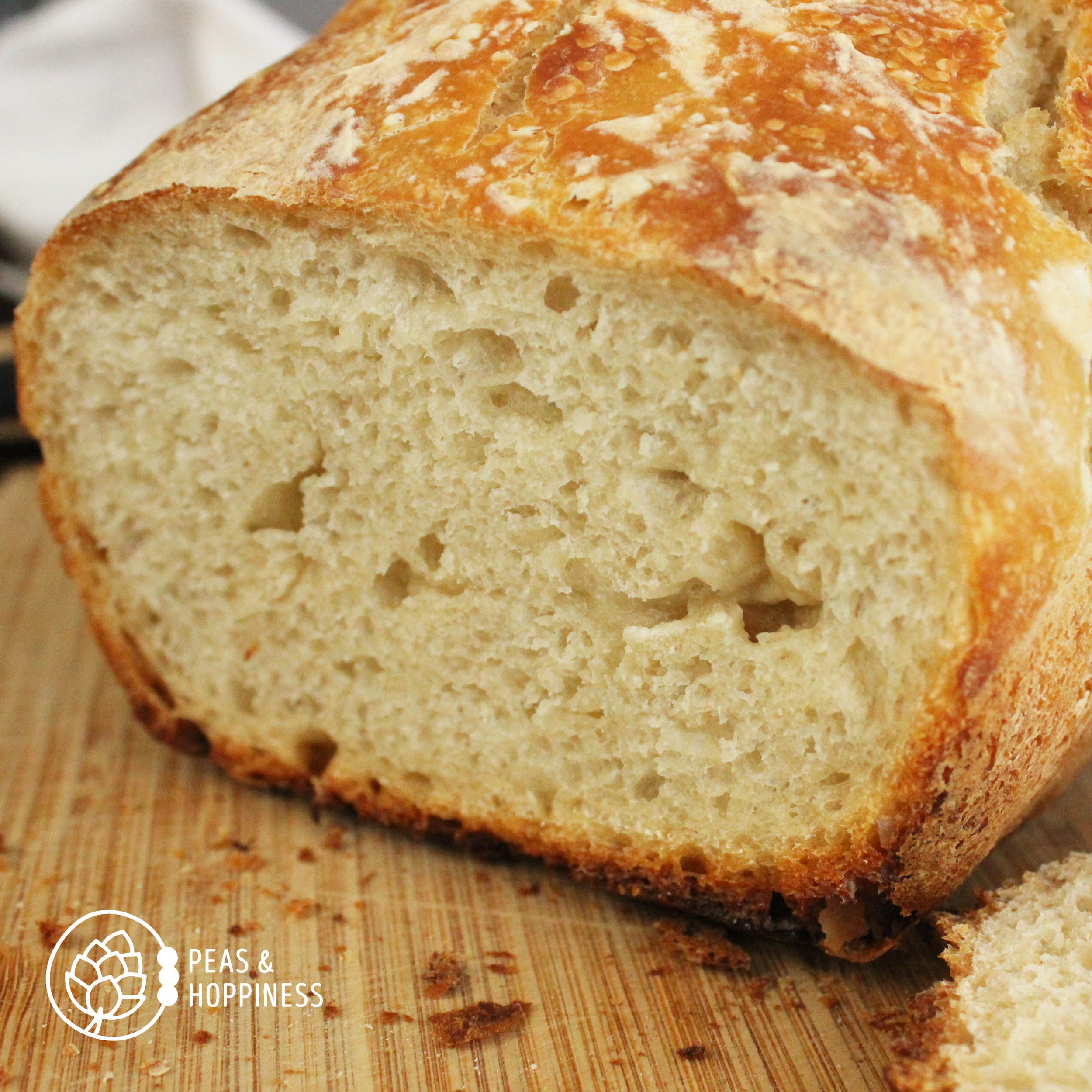 Loaf of homemade sourdough bread loaf