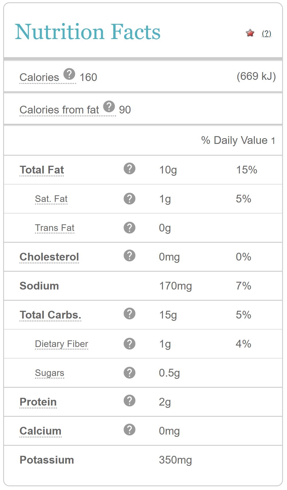 image from www.calorieking.com