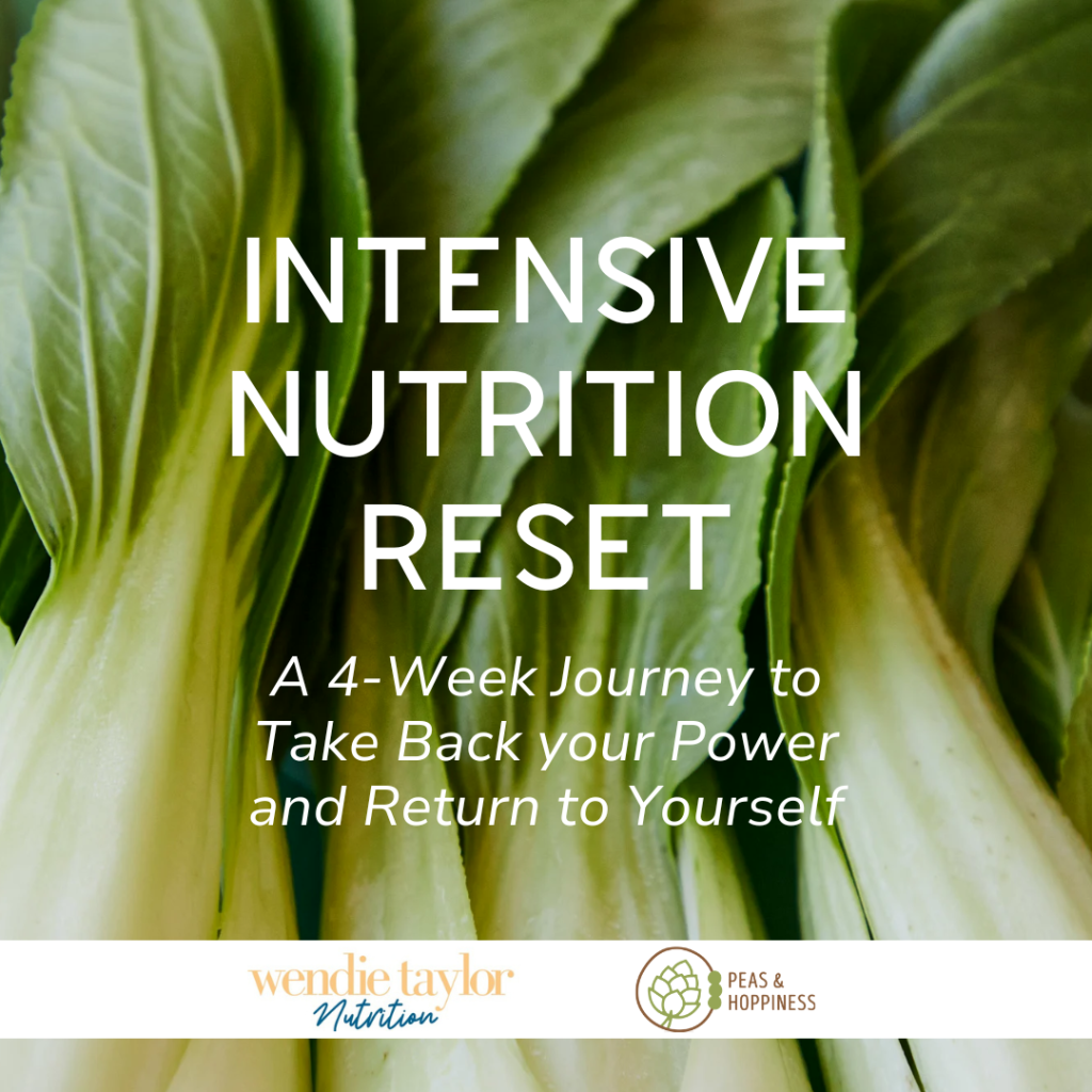 Intensive Nutrition Reset - Intuitive Eating Journey