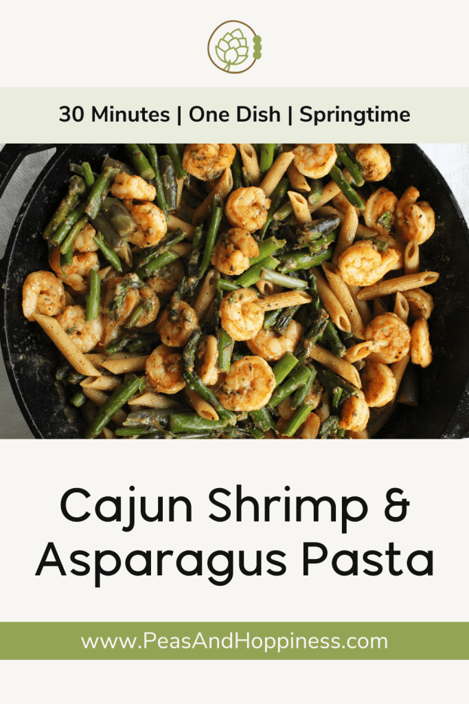 Cajun Shrimp & Asparagus Pasta - Pinterest