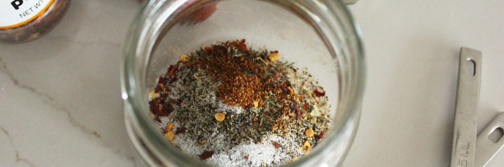 Cajun Spice Blend to make Cajun Shrimp & Asparagus Pasta